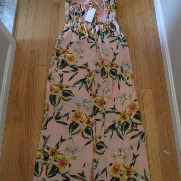 new with tags chance & destiny  jumpsuits with built in bra floral - Picture 3 of 4